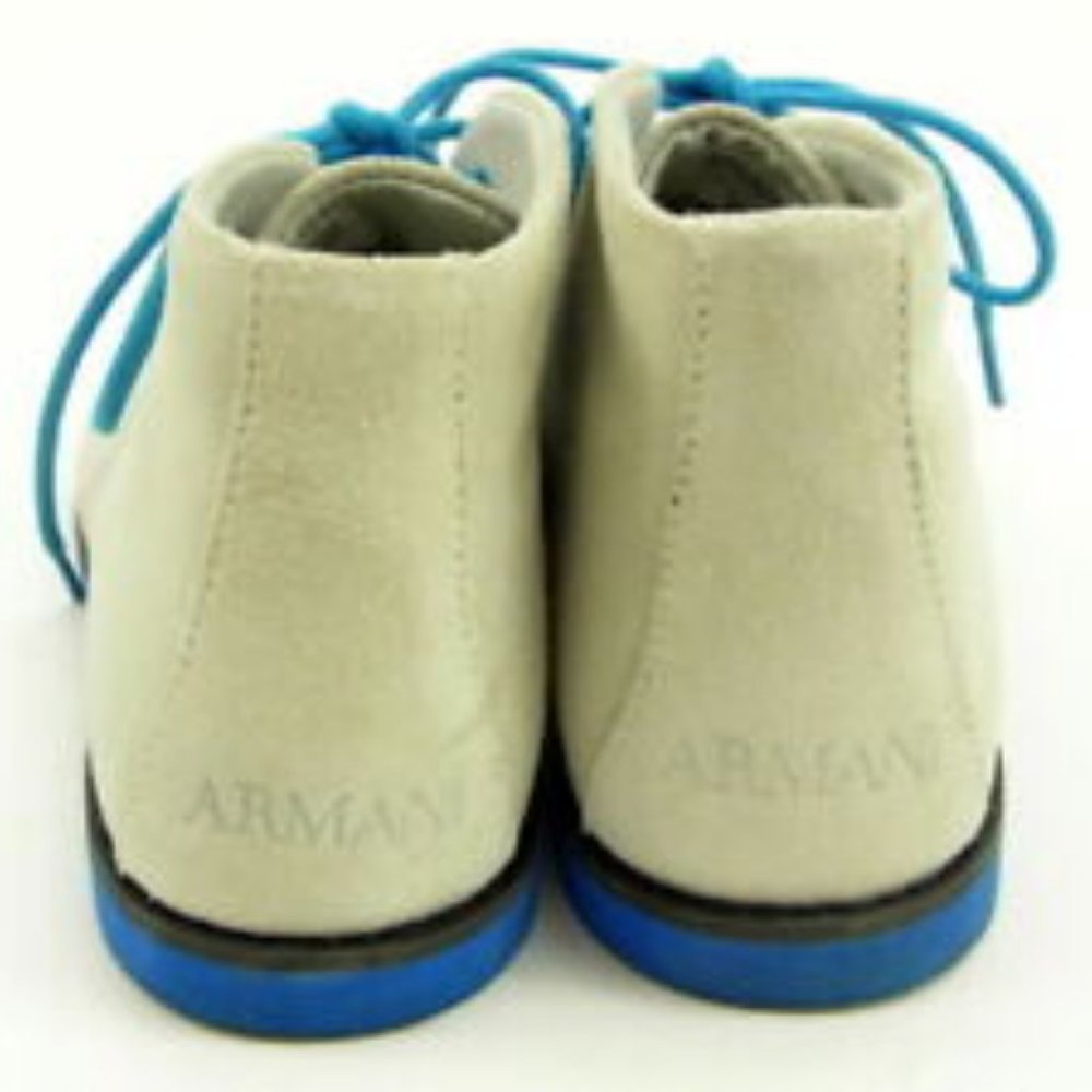 ARMANI JUNIOR Boots Beige  Suede Authentic - Picture 2 of 6